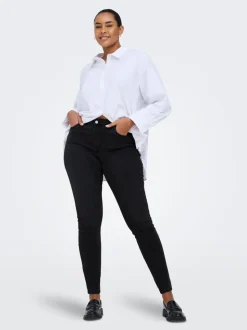 CARALLY Cintura media Corte skinny Vaqueros