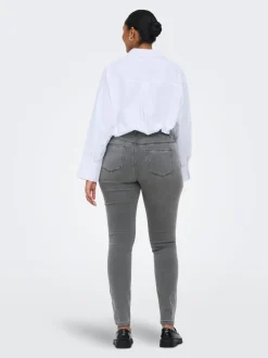 CARALLY Cintura media Corte skinny Vaqueros