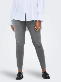 CARALLY Cintura media Corte skinny Vaqueros
