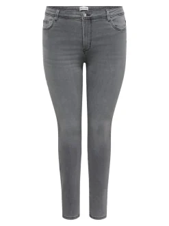 CARALLY Cintura media Corte skinny Vaqueros