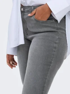 CARALLY Cintura media Corte skinny Vaqueros