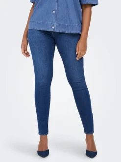 CARALLY Cintura media Corte skinny Vaqueros
