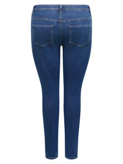 CARALLY Cintura media Corte skinny Vaqueros