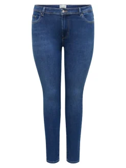 CARALLY Cintura media Corte skinny Vaqueros