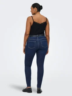 CARALLY Cintura media Corte skinny Vaqueros