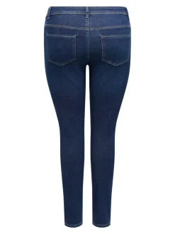 CARALLY Cintura media Corte skinny Vaqueros