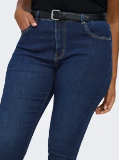 CARALLY Cintura media Corte skinny Vaqueros