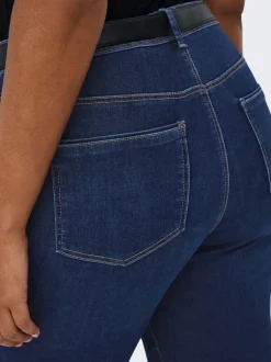 CARALLY Cintura media Corte skinny Vaqueros