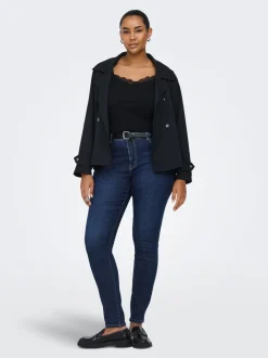 CARALLY Cintura media Corte skinny Vaqueros