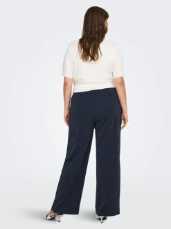 CARALYA Corte wide leg Pantalones de pernera ancha