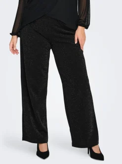 CARALYA Corte wide leg Pantalones de pernera ancha