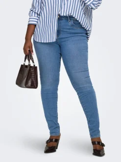CARANE Cintura media Corte skinny Vaqueros
