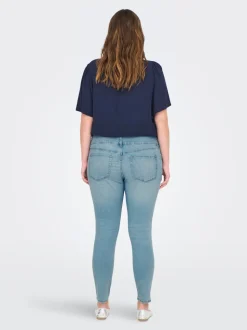 CARANNA Cintura alta Corte skinny Largo hasta los tobillos Vaqueros
