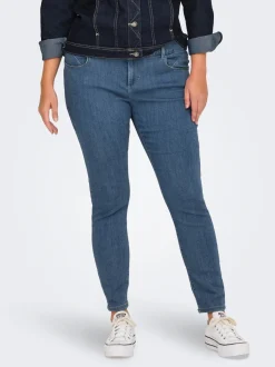 CARANNA Cintura media Corte skinny Vaqueros