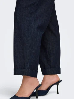 CARASHBY Corte straight Corte cropped Vaqueros