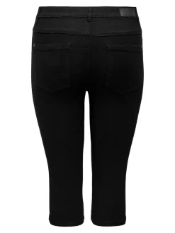 CARAUGUSTA Cintura alta Corte skinny Shorts vaqueros
