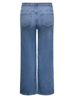 CARBILLY Cintura alta Corte wide leg Vaqueros