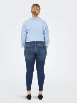 CARBOBBI Corte skinny Largo hasta los tobillos Vaqueros