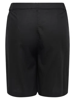 CARGOA Corte loose Lino Shorts de vestir