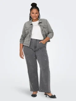 CARHOPE Cintura alta Corte wide leg Vaqueros