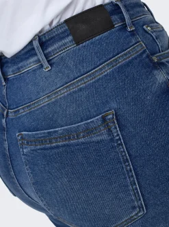 CARICONIC Cintura alta Corte skinny Largo hasta los tobillos Vaqueros