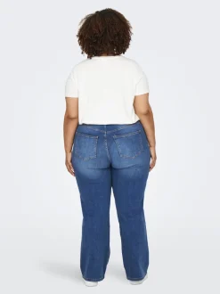 CARJUICY Cintura alta Corte wide leg Vaqueros