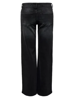 CARJULLES Cintura baja Corte wide leg Vaqueros