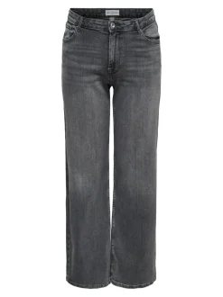 CARJULLES Cintura media Corte wide leg Vaqueros
