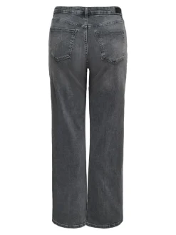 CARJULLES Cintura media Corte wide leg Vaqueros