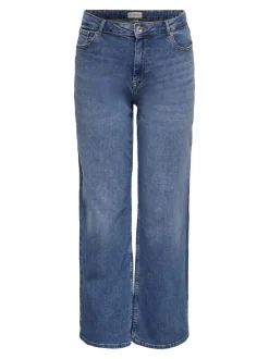 CARJULLES Cintura media Corte wide leg Vaqueros