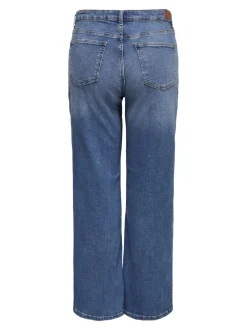 CARJULLES Cintura media Corte wide leg Vaqueros