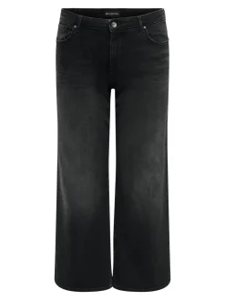 CARJULLES Cintura media Corte wide leg Vaqueros