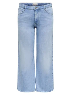 CARJULLES Cintura media Corte wide leg Vaqueros