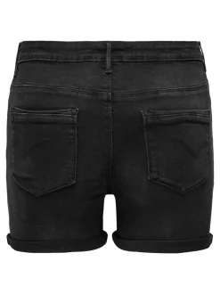 CARLAOLA Cintura alta Corte skinny Shorts vaqueros