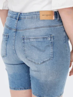 CARLAOLA Corte skinny Shorts vaqueros