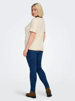CARMEDDI Camiseta de punto con cuello polo