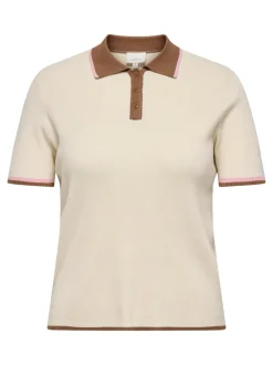 CARMEDDI Camiseta de punto con cuello polo