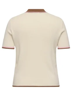 CARMEDDI Camiseta de punto con cuello polo