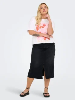 CARROSE Denim Falda vaquera Falda midi