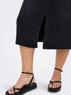 CARROSE Denim Falda vaquera Falda midi