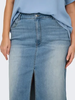 CARROSE Denim Falda vaquera Falda midi