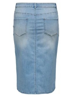 CARROSE Denim Falda vaquera Falda midi