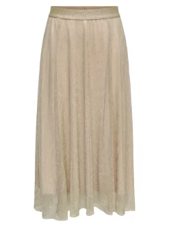 CARTINGA Falda plisada Falda midi