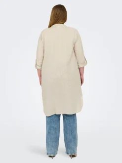 CARTOKYO Lino Vestido midi