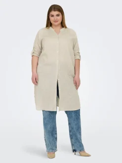 CARTOKYO Lino Vestido midi