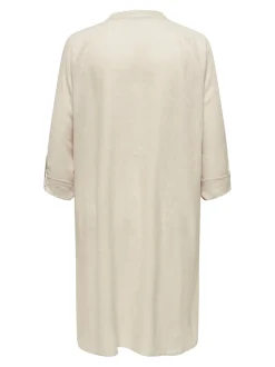 CARTOKYO Lino Vestido midi