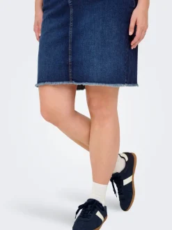 CARWILLY Denim Falda vaquera Falda midi