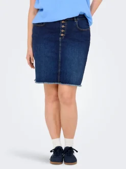 CARWILLY Denim Falda vaquera Falda midi