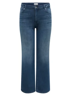 CARWILLY Cintura alta Corte wide leg Vaqueros