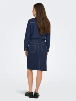JDYBELLA Denim Falda vaquera Falda midi